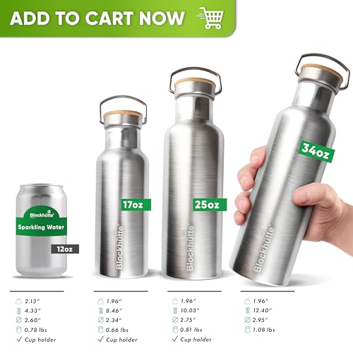 Vacuum Insulated Stainless Steel Water Bottle
