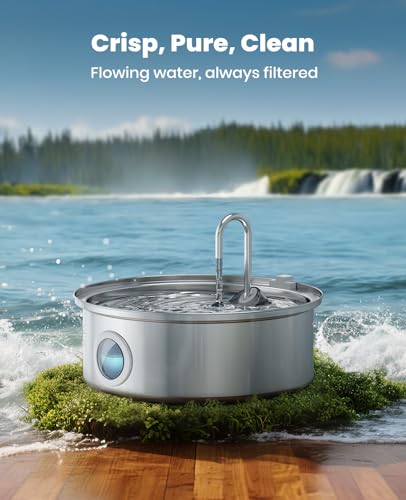 7L 230oz Dog Water Fountain for Multi