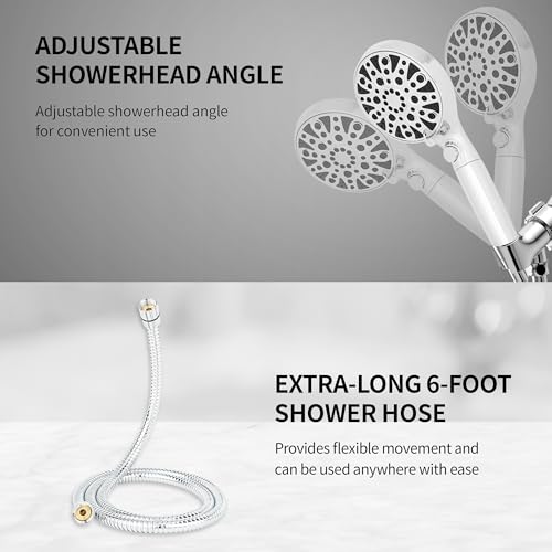 Filtered Handheld Shower Head with 8