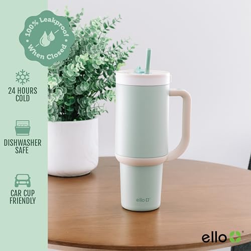 Oasis 30oz Insulated Stainless Steel Tumbler with Straw