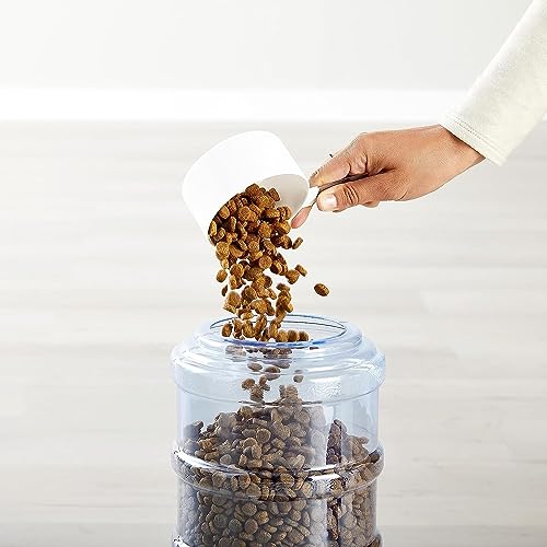 Automatic Pet Water Dispenser and Gravity Food Feeder Set for Cat and Dog (2 Count)