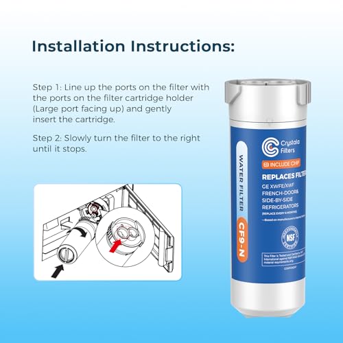 XWFE (Built-in CHIP) Refrigerator Water Filter 1-Pack