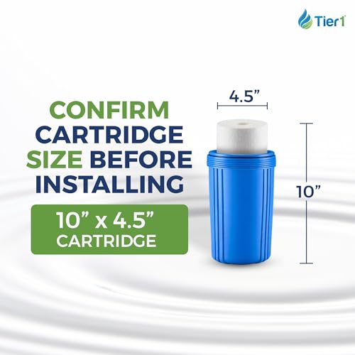 5 Micron 4.5" × 10" Whole House Water Filter (3 Count)