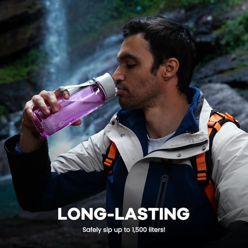 Purified Water Bottle for Camping
