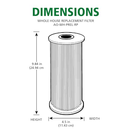 AO Smith 4.5"x10" 20 Micron Sediment Water Filter Replacement Cartridge