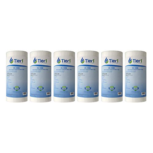 5 Micron 4.5" × 10" Whole House Water Filter (6 Count)