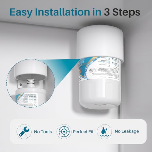 Alkaline 5231JA2002A Water Filter Replacement for LG LT500P (4 Count)