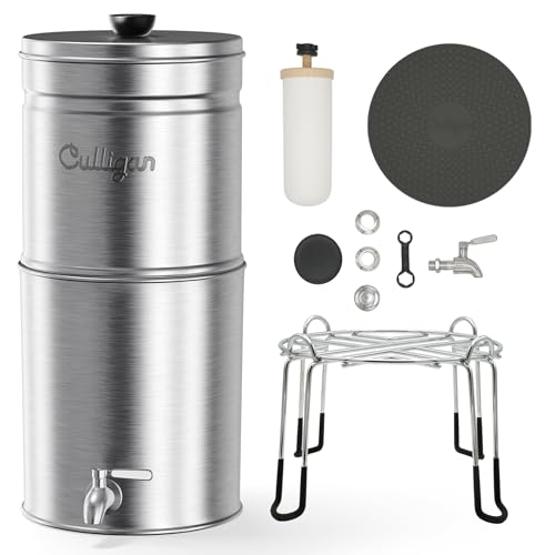 MaxClear 3 Gallon Gravity Water Filter System Removes Microplastics