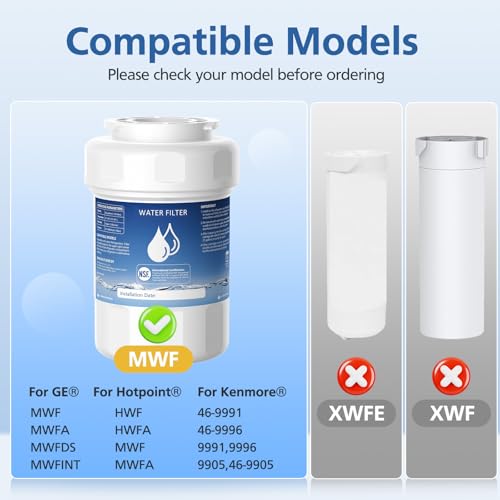 MWF Water Filter Compatible with GE® MWF® (2 Count)