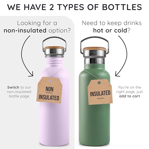 Insulated Metal Water Bottle 32 oz
