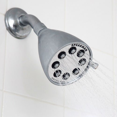 S-2251-BN Signature Icon Anystream High Pressure Adjustable Solid Brass Shower Head, Brushed Nickel