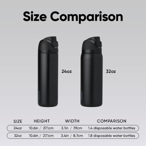 FreeSip Stainless Steel Water Bottle 24 oz Very