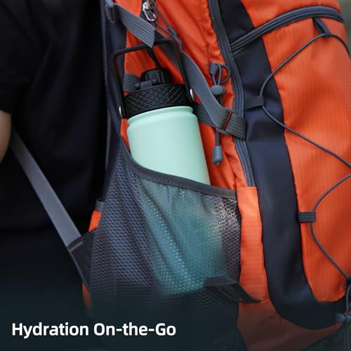 40oz Insulated Water Bottle with Straw Lid