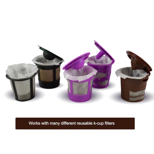 K Cup Paper Filters Disposable for Reusable Coffee Pods (300 Count)