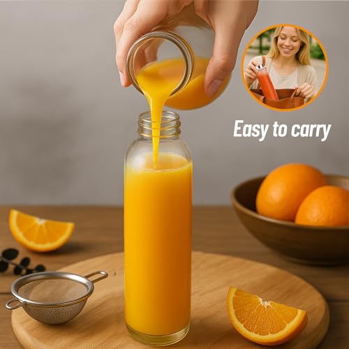 Clear Glass Bottles with Lids