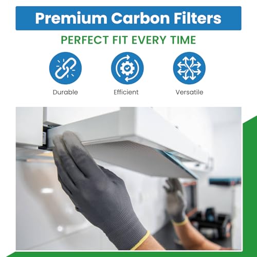Replacement Carbon Filters compatible with Broan (4 Count)