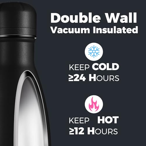 17oz Insulated Stainless Steel Water Bottle
