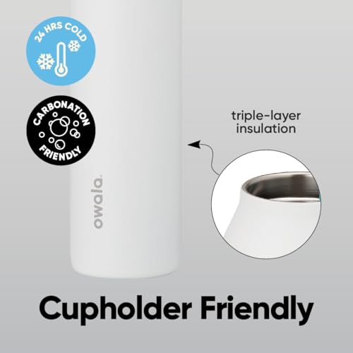 FreeSip Twist Stainless Steel Water Bottle 24 oz In Bloom