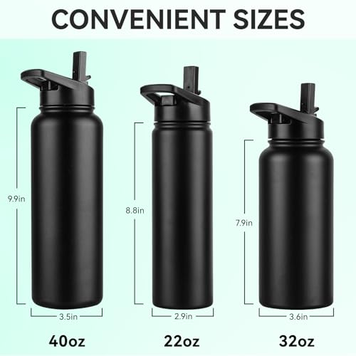 32 oz Insulated Water Bottle Bulk (4 Count)