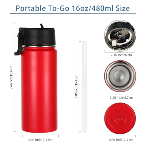 Kids Insulated Water Bottle with Straw