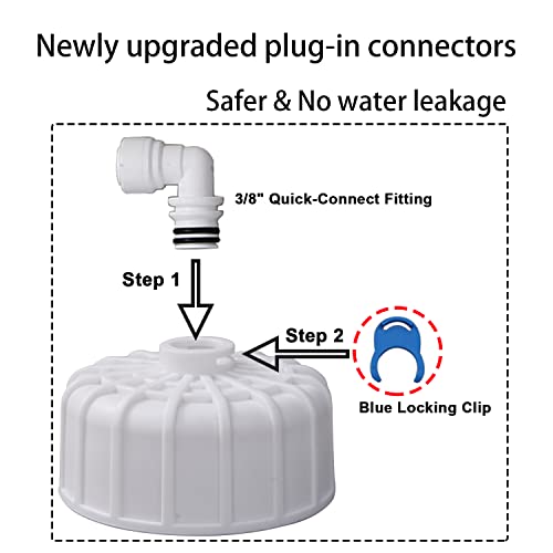 3012 400GPD Reverse Osmosis Membrane Housing Kit with 3