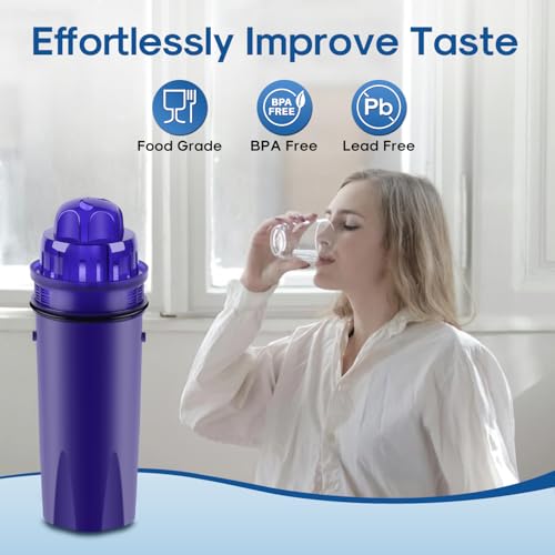 PPF001 Pitcher Water Filter Replacement for Pur Pitchers and Dispensers (6 Count)