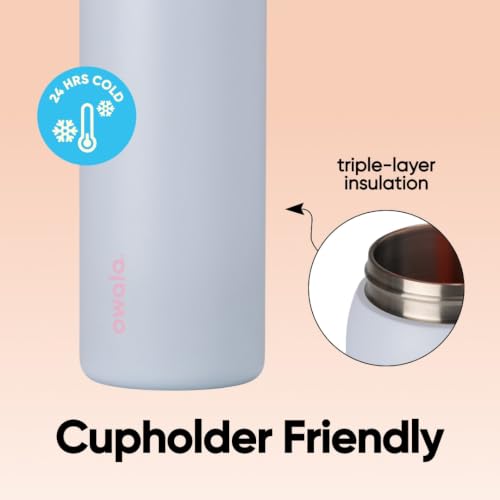 FreeSip Stainless Steel Water Bottle 24 oz Beach House