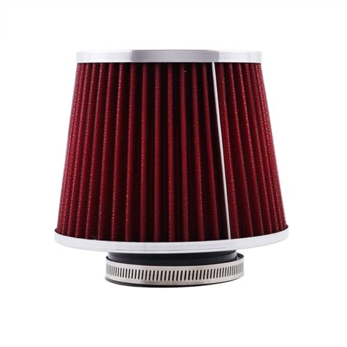 ID3" High Flow Inlet Cold Air Intake Cone Air Filter Replacement Clamp