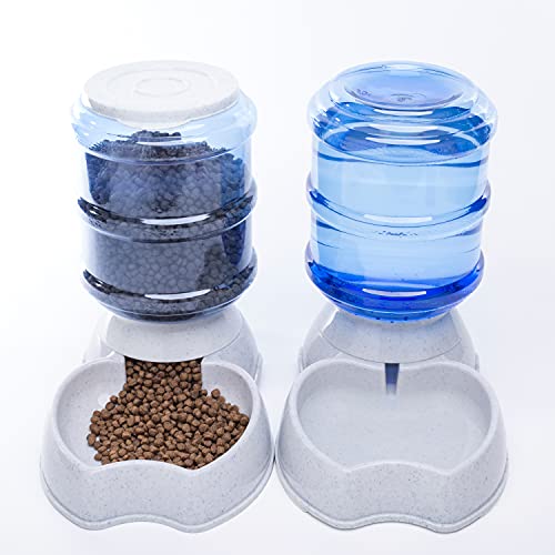 Pet Feeder and Water Food Dispenser Automatic Water Bowl for Dogs Cats