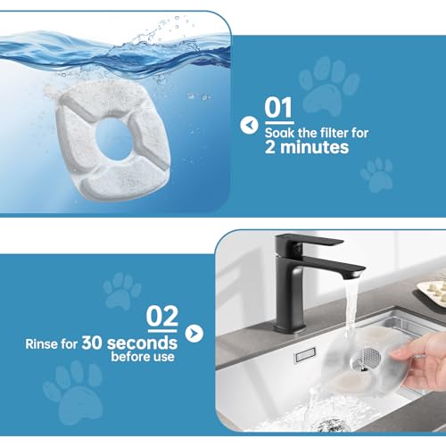 32 Pcs Cat Water Fountain Replacement Filters (32 Count)
