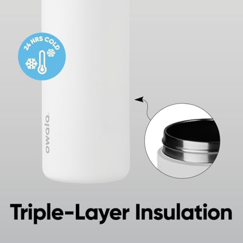 FreeSip Stainless Steel Water Bottle 24 oz Crown Jewel