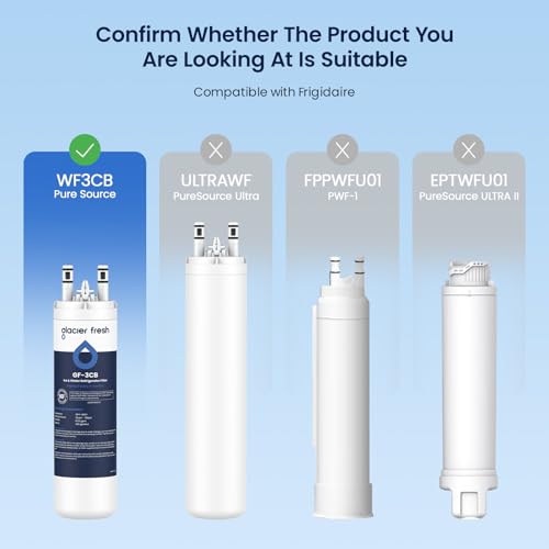 WF3CB Refrigerator Water Filter Replacement Pack of 2 (2 Count)