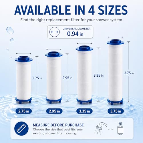 10 20 Pcs Shower Head Filters 2.75 Inch (20 Count)