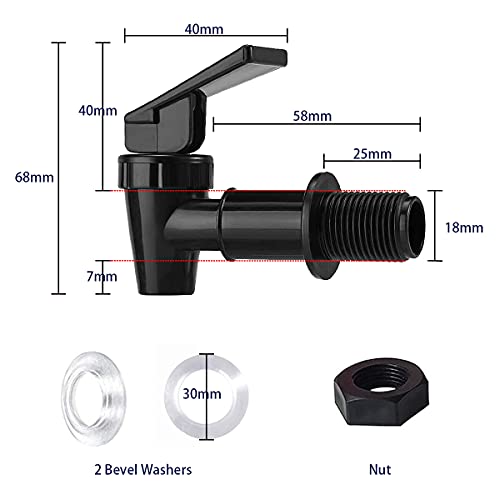 HUI NING Replacement Ceramic Dome Water Filter and Faucet Kit for Countertop