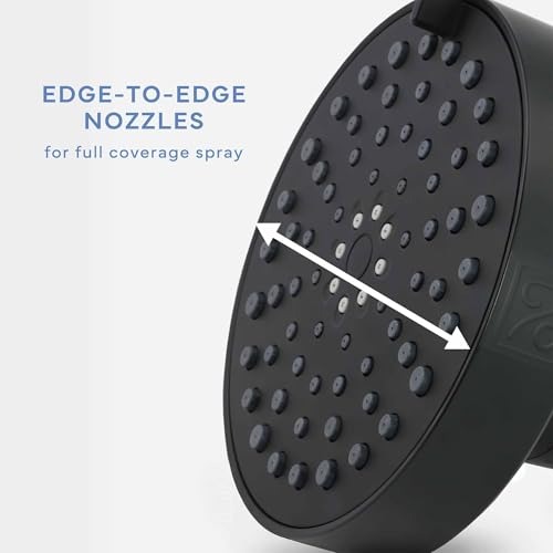 SEVENTY 4 Setting Filtered Shower Head with Shower Filter in Matte Black