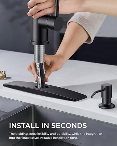 Black Kitchen Faucet