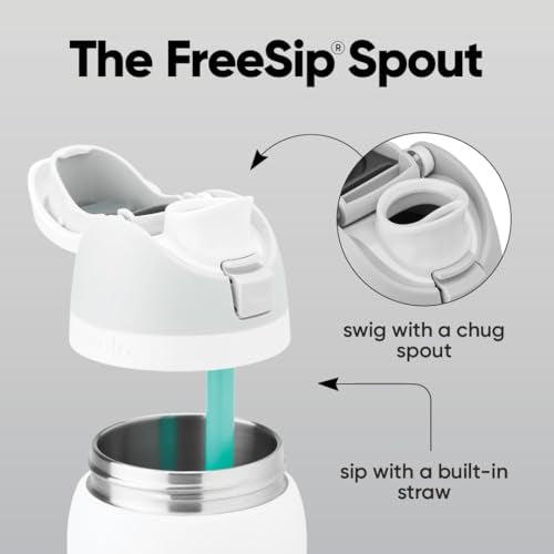 FreeSip Stainless Steel Water Bottle 24 oz Crown Jewel