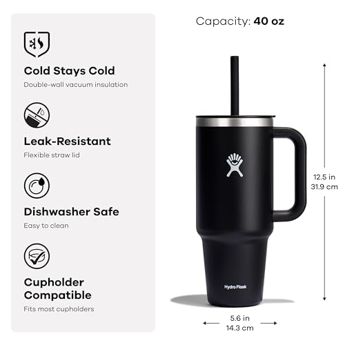 40 Oz Travel Tumbler with Handle