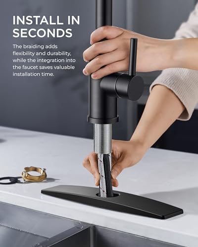 Kitchen Faucet with Pull Down Sprayer