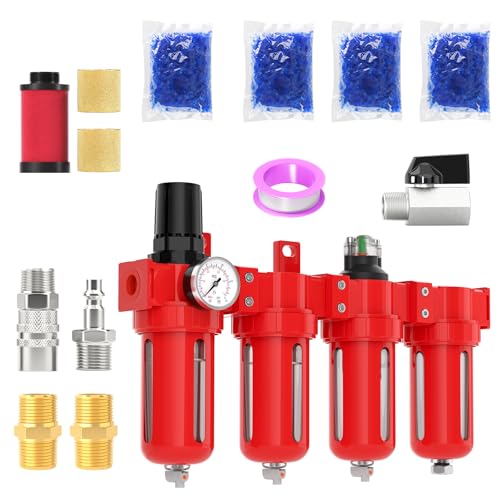 MEANLIN 1 2" NPT Industrial Grade 4 Stage Aluminum Air Drying System