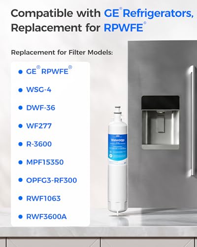 WD F19C Water Filter Replacement for GE® RPWFE® (4 Count)
