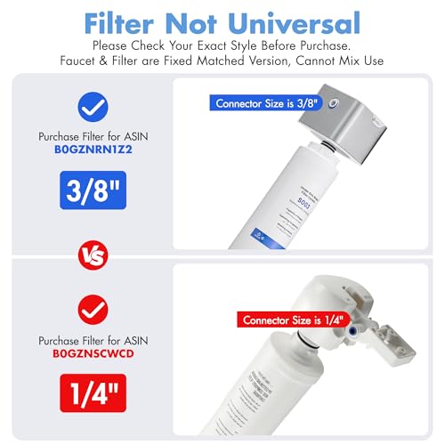 3 in 1 Kitchen Faucet with Water Filter and Pull Down Sprayer