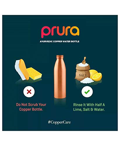 Black Wave Copper Water Bottle Pure Copper Vessel for Drinking