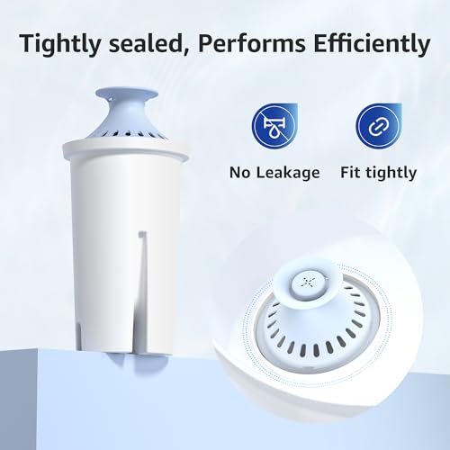 Alkaline Water Filter Replacement for Brita® Filter (6 Count)