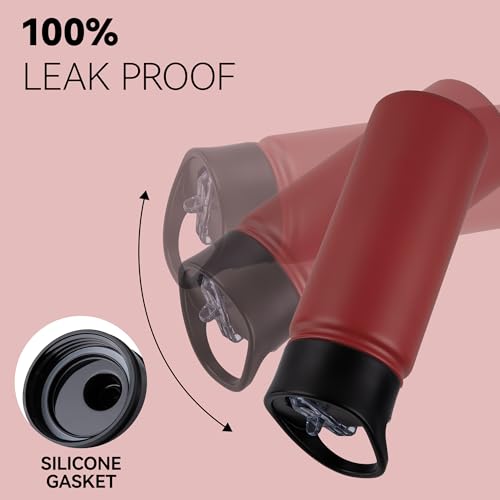 16 oz Insulated Water Bottle Bulk 4 Pack (4 Count)