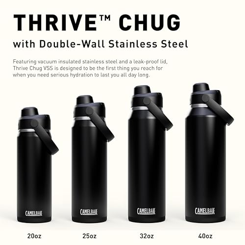 Thrive Chug Stainless Steel Water Bottle 40oz