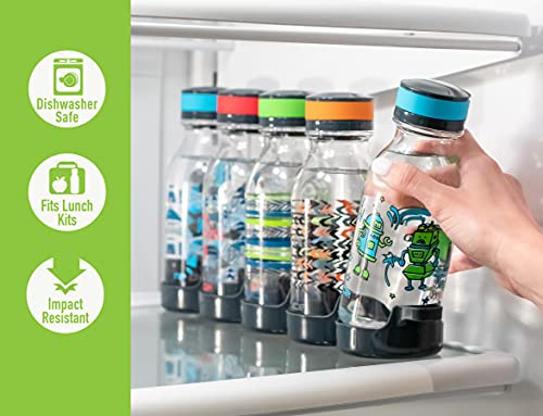 WaterWeek Refillable Water Bottles (5 Count)