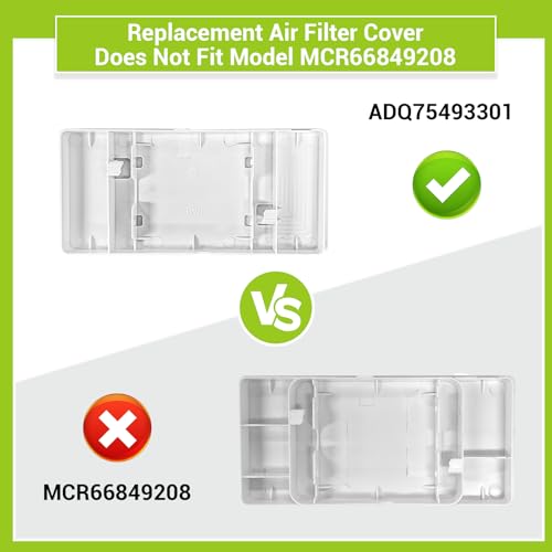 ADQ75493301 LRMVS3006S Refrigerator Fresh Air Filter Cover Fits for LG