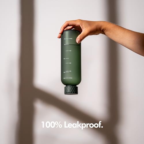 Slim Water Bottle 22oz [Lightweight & Shatterproof]