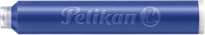 Pelikan 4001 TP/6 Ink Cartridges for Fountain Pens, Royal Blue, 0.8ml (330795)